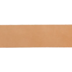 Bältesrem natur 130 cm 2,5 mm, 35 mm