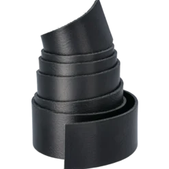 Bältesrem svart 130 cm 2,5 mm, 40 mm