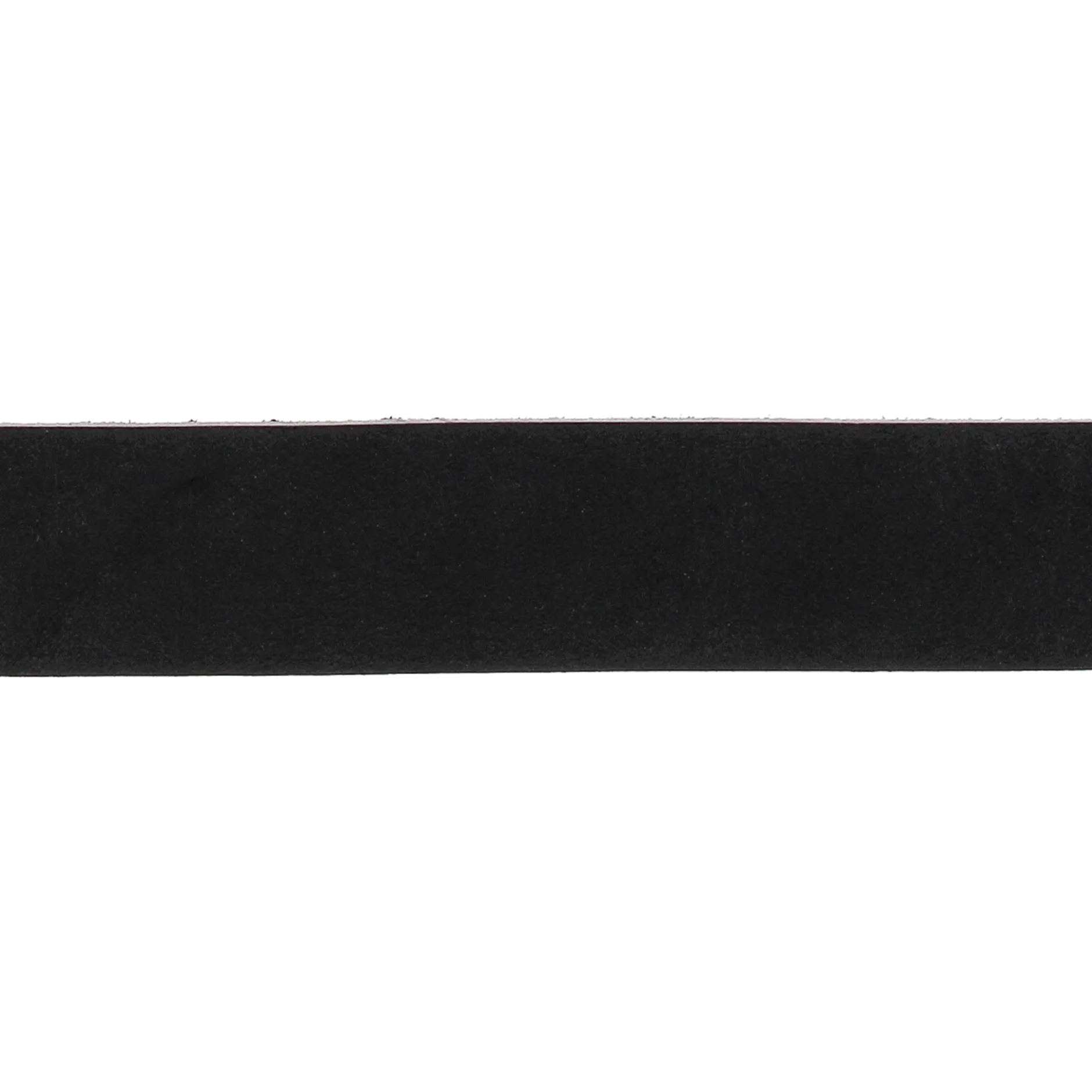 Bältesrem svart 130 cm 2,5 mm, 35 mm
