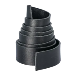 Bältesrem svart 130 cm 2,5 mm, 35 mm