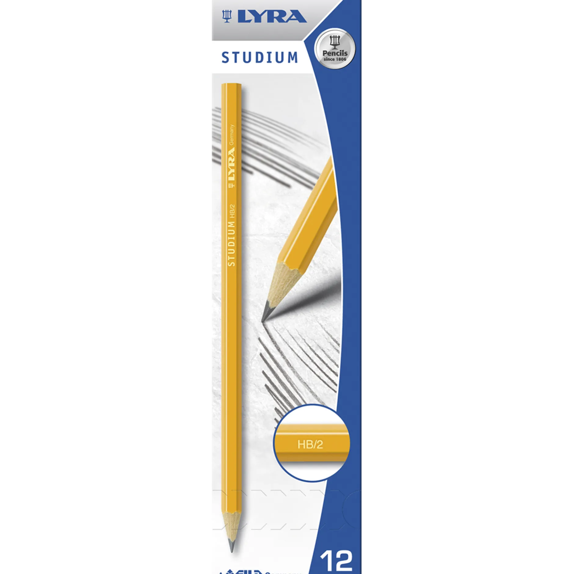 Blyertspenna Lyra Studium, 12 st