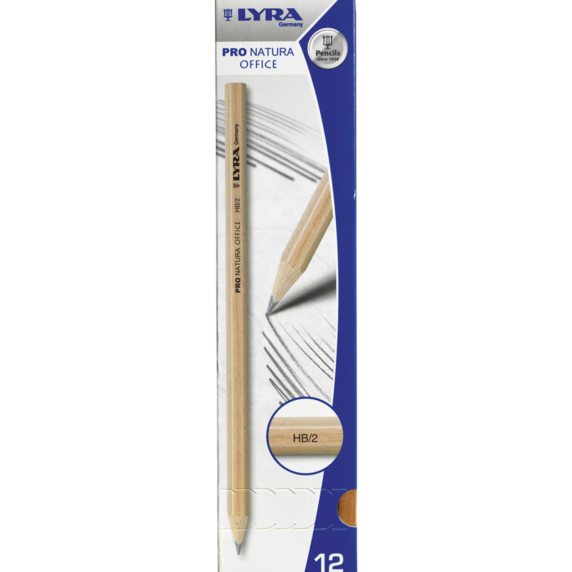 Blyertspenna Pro natura, 12 st
