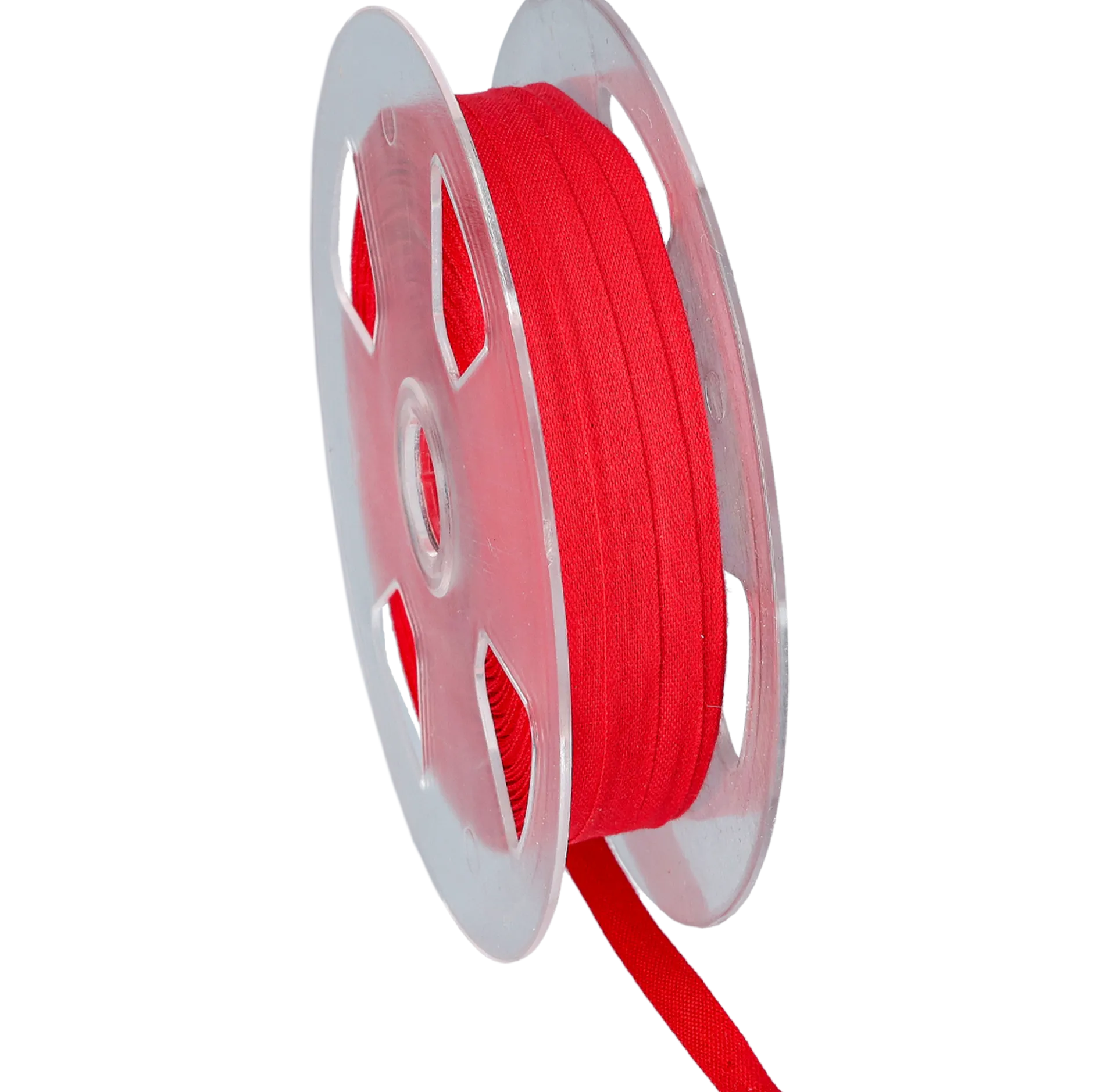 Bomullsband rött, 6mm