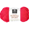 Bomull sport garn, mörkröd