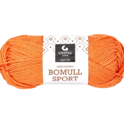 Bomull sport garn, orange