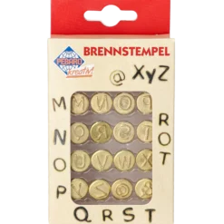 Brännmärkningsspets, bokstäver M-Z
