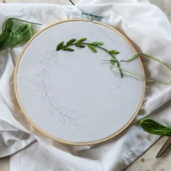 Broderibåge bambu, 20 cm