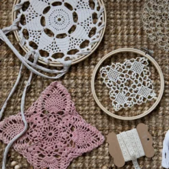 Broderibåge bambu, 10 cm