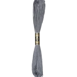 Broderigarn DMC, mörkgrå