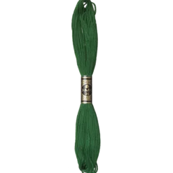 Broderigarn DMC, mörkgrön