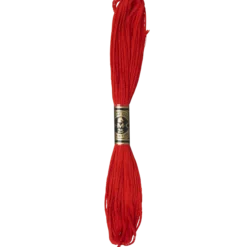 Broderigarn DMC, röd