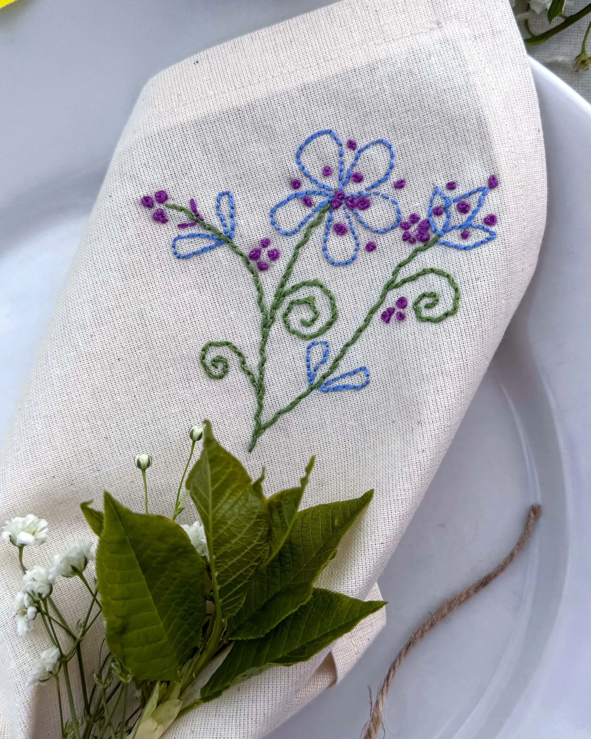 Broderigarn DMC, rosa
