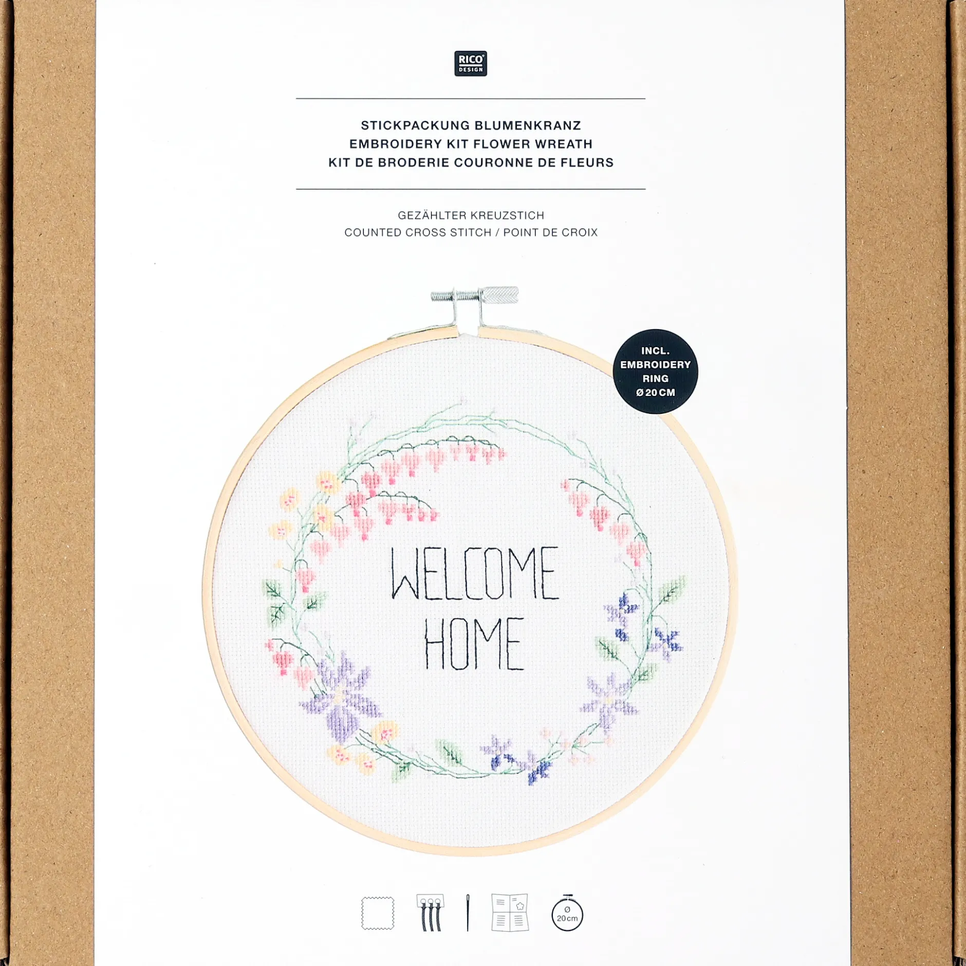 Broderikit Welcome home