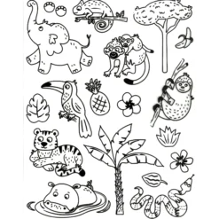 Clear Stamp - Djungel