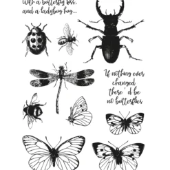Clear Stamps, bugs&butterflies