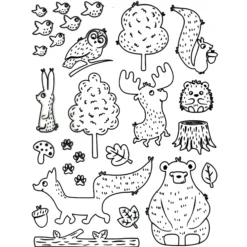 Clear stamp - Skogen