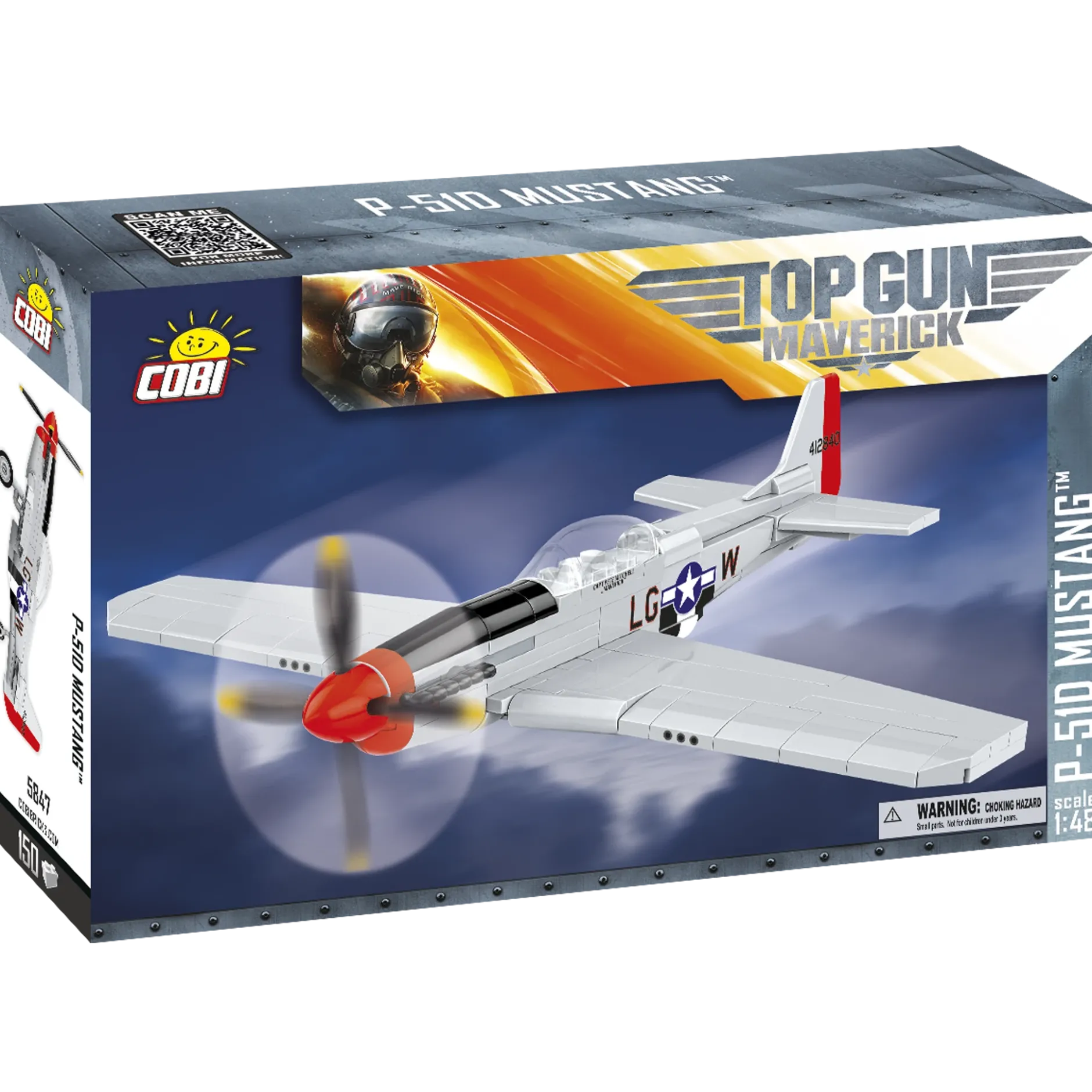 COBI Top gun P-51D Mustang 150 bitar