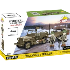 COBI Willys och MB trailer
