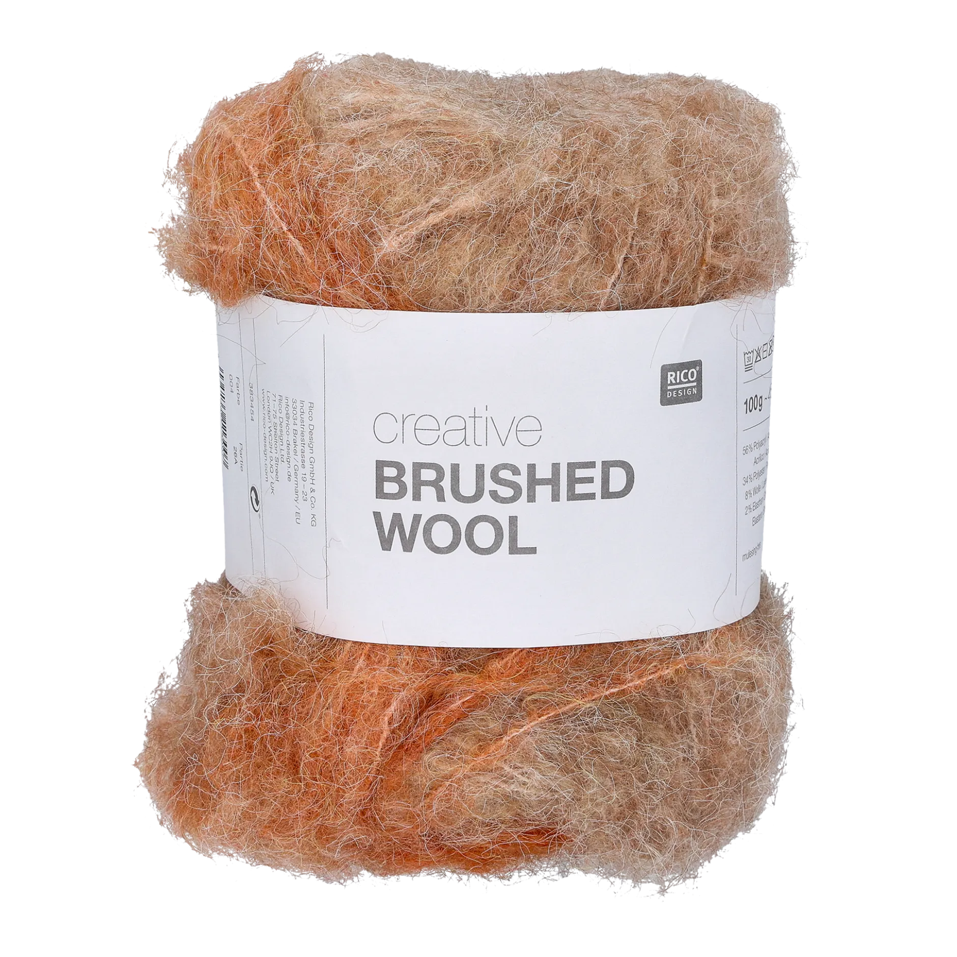 Creative brushed wool, Sundown