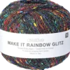 Creative make it rainbow glitz, svart
