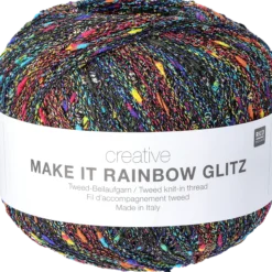 Creative make it rainbow glitz, svart