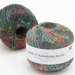 Creative make it rainbow glitz, svart