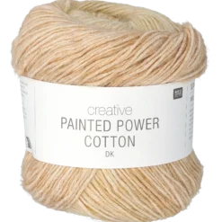 Creative Painted Power Cotton, Dark Peaches