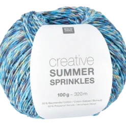 Creative summer sprinkles, aqua