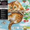 Crystal Art Kits Canvas Cherry Kitten