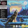 Crystal Art Kits Canvas Howling Wolves