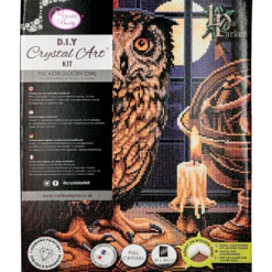 Crystal Art Kits Canvas The Astrologer Owl Lisa Parker