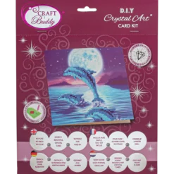 Crystal Card Kit Dolphins