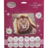 Crystal Card Kit Resting Lion