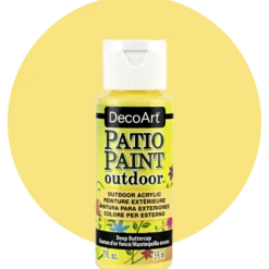 Deco Art Patio paint, Deep buttercup