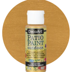 Deco Art Patio paint, Splendid gold