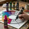 Deco Art Stained glass paint, Lime