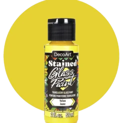 Deco Art Stained glass paint, Yellow