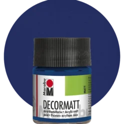 Decormatt, marinblå