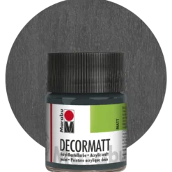 Decormatt, mörkgrå