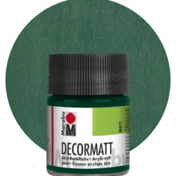 Decormatt, mörkgrön