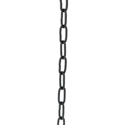 Dekorkedja 21x9 mm 2,5 m, svartförzinkad