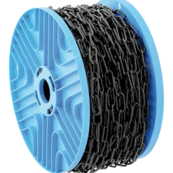 Dekorkedja 20x10 mm, svartförzinkad