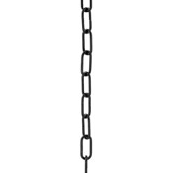 Dekorkedja 20x10 mm, svartförzinkad