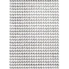 Dekorstrass, silver