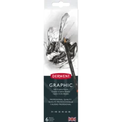Derwent Graphic Pennor 6-p