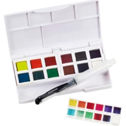 Derwent Inktense Paint Pan nr 2, 12 st
