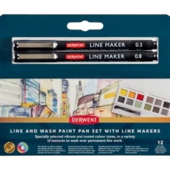 Derwent Line&Wash Paint P, 12 st
