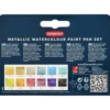 Derwent Metallic Paint Pan, 12 st