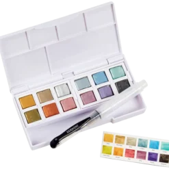 Derwent Metallic Paint Pan, 12 st