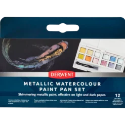 Derwent Metallic Paint Pan, 12 st